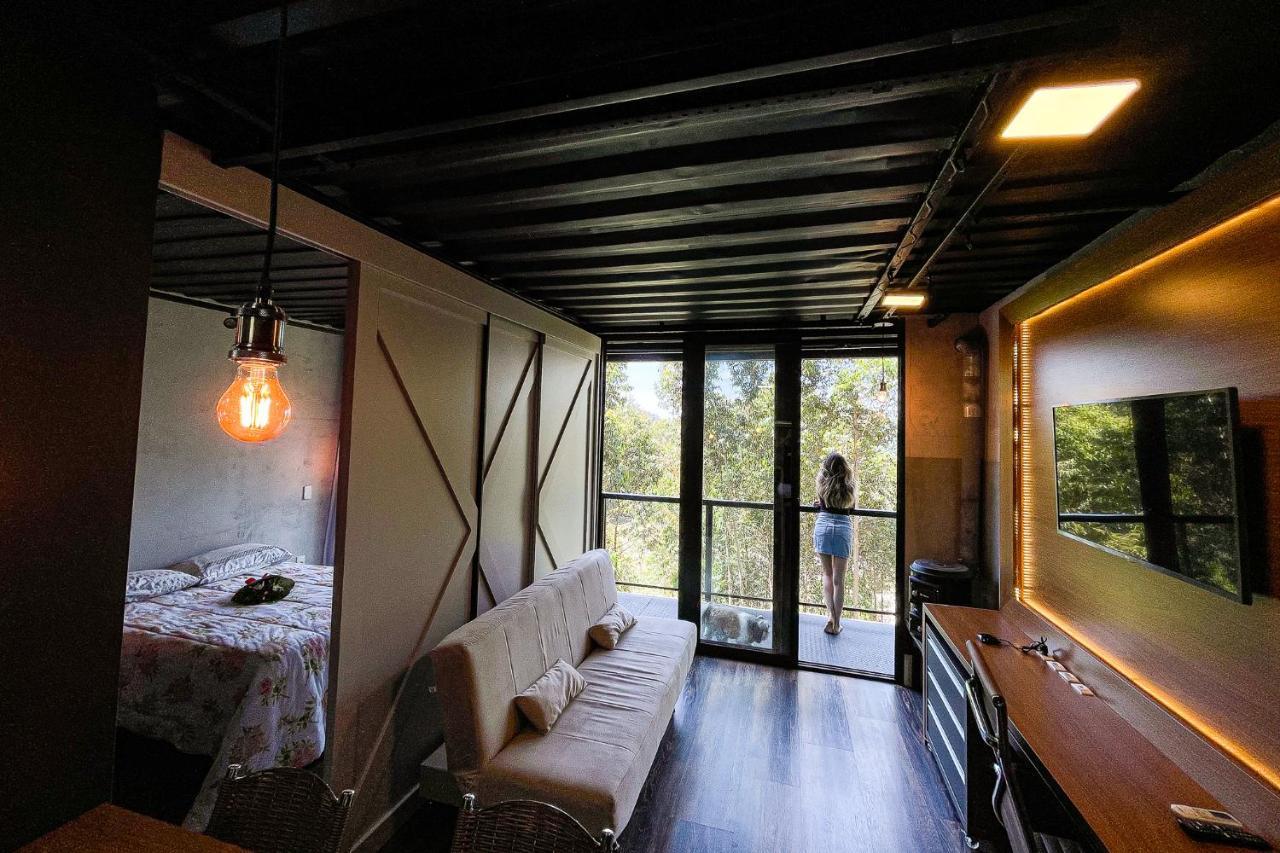 Casa Container Figo Em Meio A Natureza Na Serra Gaucha Flores da Cunha Buitenkant foto